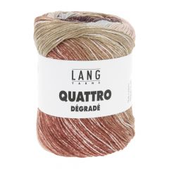 Lang Yarns Quattro Dégradé (16) Blauw / Roze bij de Breiboerderij                            