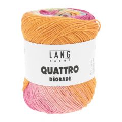 Lang Yarns Quattro Dégradé (16) Blauw / Roze bij de Breiboerderij                            