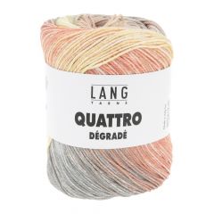 Lang Yarns Quattro Dégradé (16) Blauw / Roze bij de Breiboerderij                            