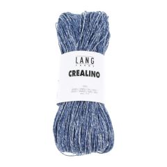 Lang Yarns Crealino (125) Blauw gemeleerd bij de Breiboerderij                            