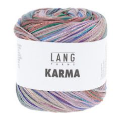 Lang Yarns Karma (12) Blauw/Roze bij de Breiboerderij                              