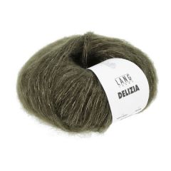 Lang Yarns Delizia (08) Donker Olijf bij de Breiboerderij                                        
                            