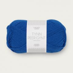 Sandnes Garn Tynn Peer Gynt (6046) Vrolijk Blauw bij de Breiboerderij