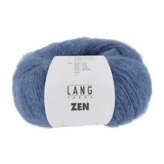 Lang Yarns ZEN (10) Blauw bij de Breiboerderij
