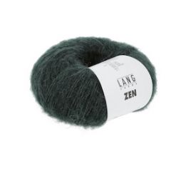 lang yarns zen 1100.0018 donker groen, bij de Breiboerderij                            