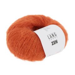 Lang Yarns ZEN (59) Donker Oranje, bij de Breiboerderij                            