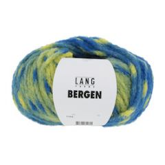 Lang Yarns BERGEN (01) Blauw / Geel bij de Breiboerderij