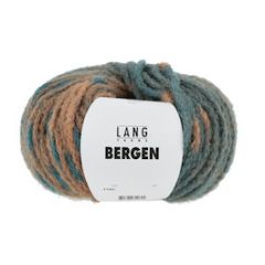 Lang Yarns BERGEN (04) Blauw / Oranje bij de Breiboerderij