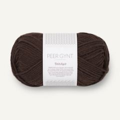 Sandnes Garn Peer Gynt by PetiteKnit (3091) Cacao Nibs bij de Breiboerderij                            