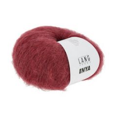 Lang Yarns ENYA (60) Rood bij de Breiboerderij