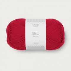 Sandnes Garn Sisu (4219) Rood bij de Breiboerderij                            