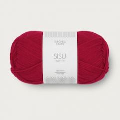 Sandnes Garn Sisu (4228) Donker Rood bij de Breiboerderij                            
                            