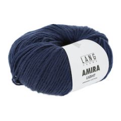 Lang Yarns AMIRA Light (35) Marine bij de Breiboerderij                            