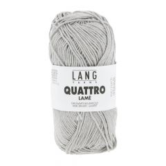 Lang Yarns QUATTRO Lamé (13) Geel bij de Breiboerderij                              