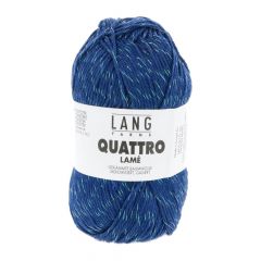 Lang Yarns QUATTRO Lamé (13) Geel bij de Breiboerderij
