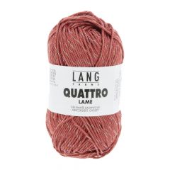 Lang Yarns QUATTRO Lamé (13) Geel bij de Breiboerderij