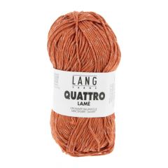 Lang Yarns QUATTRO Lamé (13) Geel bij de Breiboerderij
