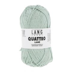 Lang Yarns QUATTRO Lamé (13) Geel bij de Breiboerderij