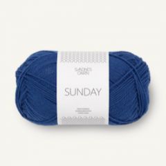 Sandnes Garn Sunday (5846)  Blauw bij de Breiboerderij