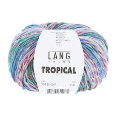 Lang Yarns TROPICAL (07) Lila / Blauw / Groen bij de Breiboerderij                            