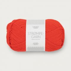   Sandnes Garn STRØMPEGARN (Sock Yarn) 3819 Pittig Oranje bij de Breiboerderij                          