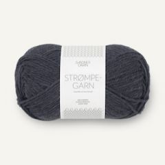 Sandnes Garn STRØMPEGARN (Sock Yarn) 6581 Donker Grijslblauw bij de Breiboerderij                            