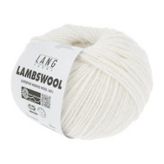 Lang Yarns Lambswool (01) Wit bij de Breiboerderij                            
