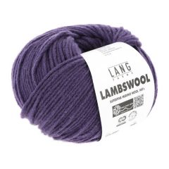Lang Yarns Lambswool (47) Donkerpaars bij de Breiboerderij                              