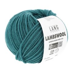 Lang Yarns Lambswool (18) Donkergroen bij de Breiboerderij                            