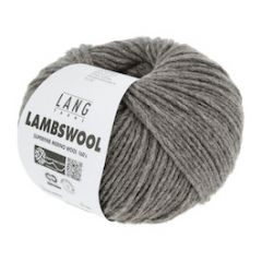 Lang Yarns Lambswool (68) Donkerbruin bij de Breiboerderij                            