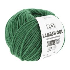 Lang Yarns Lambswool (18) Donkergroen bij de Breiboerderij                            