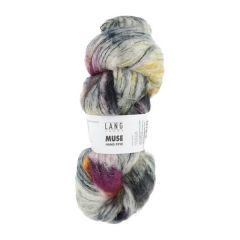 Lang Yarns MUSE (03) Green Printed - handgeverfd                            