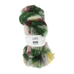 Lang Yarns MUSE (03) Green Printed - handgeverfd                            