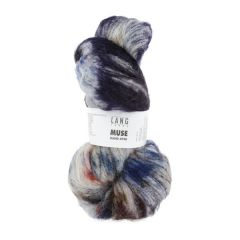 Lang Yarns MUSE (11) Blue Printed - handgeverfd                            
