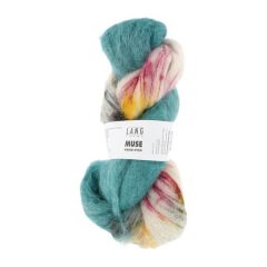 Lang Yarns MUSE (11) Blue Printed - handgeverfd                            