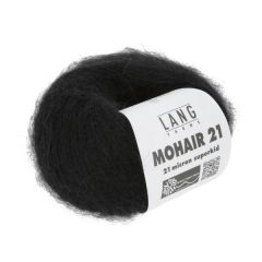Lang Yarns MOHAIR 21 (04) Zwart online bij de Breiboerderij                            