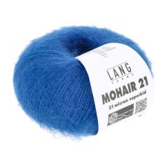 Lang Yarns MOHAIR 21 (06) Kobalt online bij de Breiboerderij                                                                