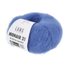 Lang Yarns MOHAIR 21 (10) Hemelsblauw online bij de Breiboerderij!                            