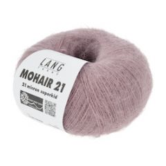 Lang Yarns MOHAIR 21 (48) Donker Oud Roze online bij de Breiboerderij                            