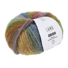 Lang Yarns ORION (02) Paars/Blauw/Groen/Geel bij de Breiboerderij                              
                            