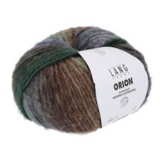 Lang Yarns ORION (06) Donker Groen/ Bordeaux bij de Breiboerderij                            