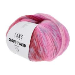 Lang Yarns CLOUD TWEED (02) roze/rood bij de Breiboerderij                              
