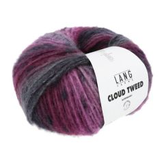 Lang Yarns CLOUD TWEED (12) Paars/Roze/Donkerrood