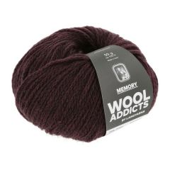 Wooladdicts by Lang Yarns MEMORY (80) Paarsbruin bij de Breiboerderij                            