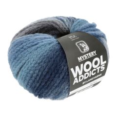  Wooladdicts MYSTERY by Lang Yarns (12) Grijs/Blauw/Wit bij de Breiboerderij                             