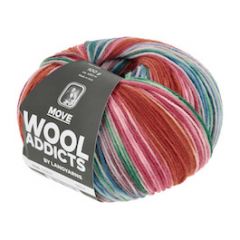 Wooladdicts MOVE by Lang Yarns (02) Roze/Rood bij de Breiboerderij                            