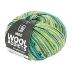 Wooladdicts MOVE by Lang Yarns (05) Lime/Petrol bij de breiboerderij                            