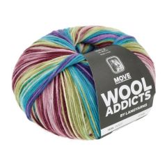  Wooladdicts MOVE by Lang Yarns (07) Paars/Blauw/Geel bij de Breiboerderij                           
                            