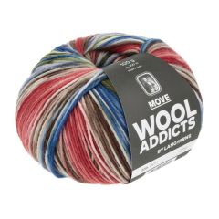 Wooladdicts MOVE by Lang Yarns (11) Groen / rood / blauw