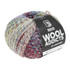 Wooladdicts MOVE 4ply by Lang Yarns (20) Blauw / Groen / Oranje / Roze                   
                            